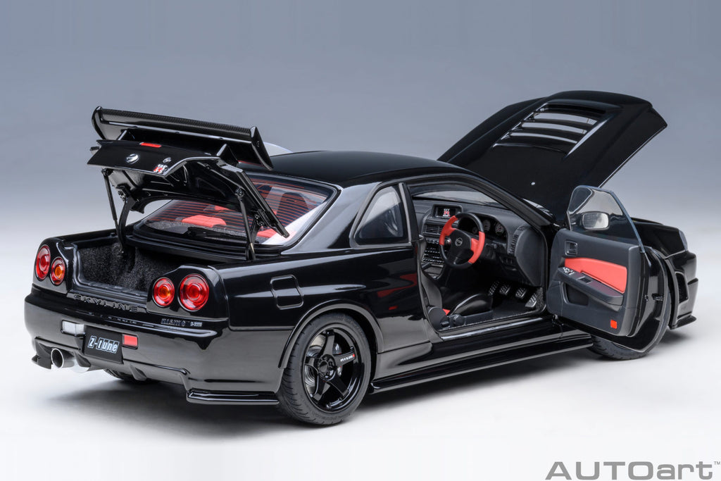 1/18 AUTOART 77463 Nissan Skyline GT-R (R34) Z-Tune (Black Pearl