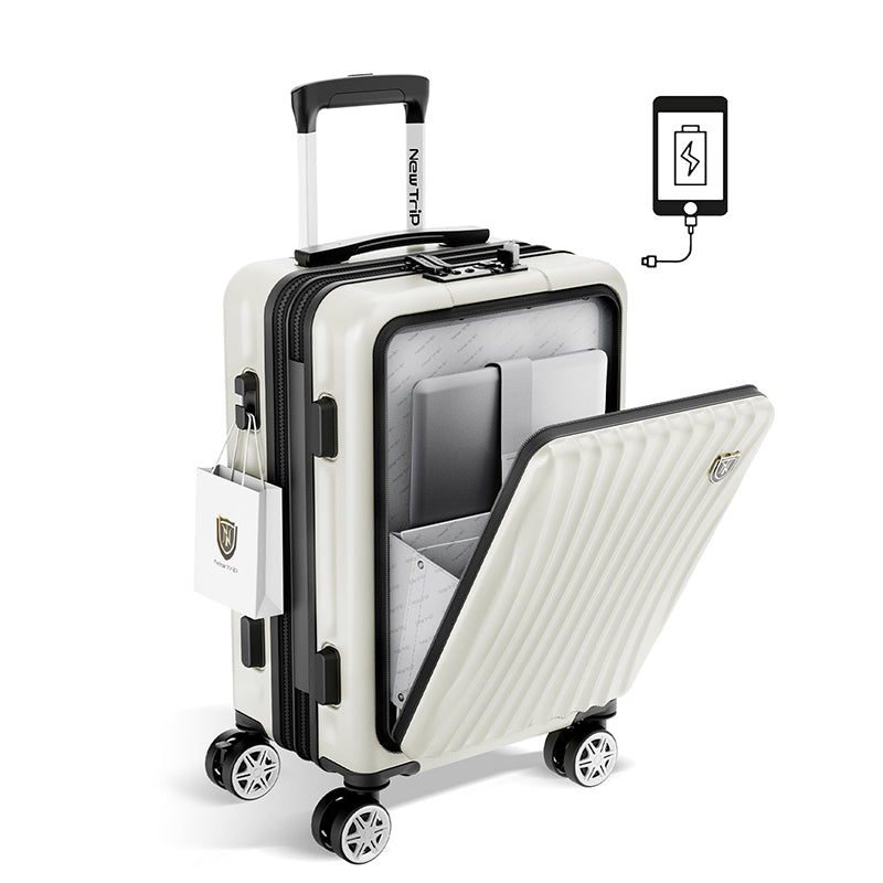 New Trip 0702M フロントオープンスーツケース｜拡張機能・大容量設計