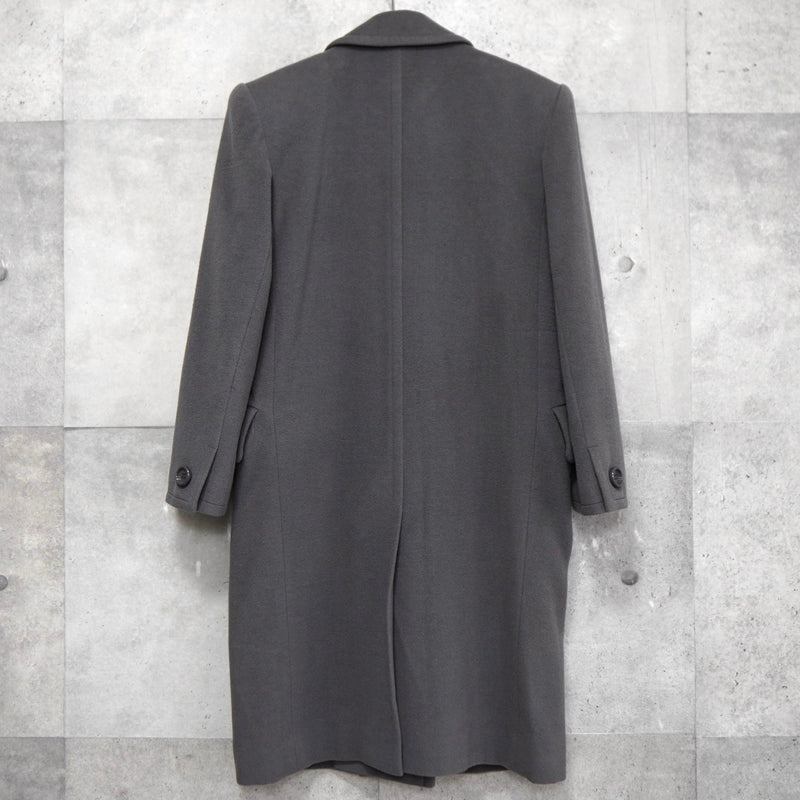 イヴ サンローラン ヴィンテージ YSLロゴ ダブル チェスターコート