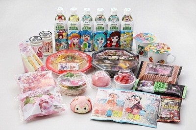 初音ミクの「桜ミクまん」も登場! ファミリーマートでコラボ商品16種を