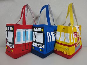 京浜急行電鉄 京急2100形 座席生地 トートバッグ ペンケース セット