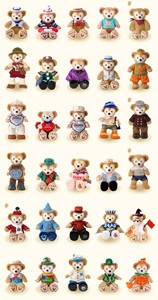 ダッフィーの歴代コスチューム80種以上の投票開始! 上位3着は復刻販売