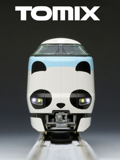 JR西日本287系「パンダくろしお」Nゲージ鉄道模型6両セットで発売