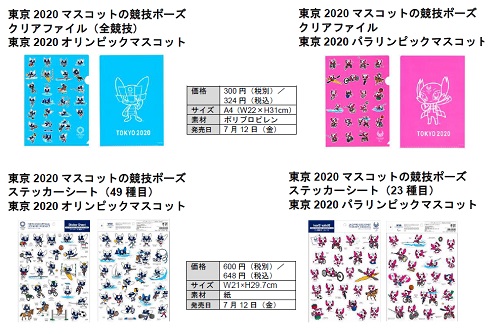 東京2020公式ライセンス商品拡充 - 新デザインのアイテムなど445種が