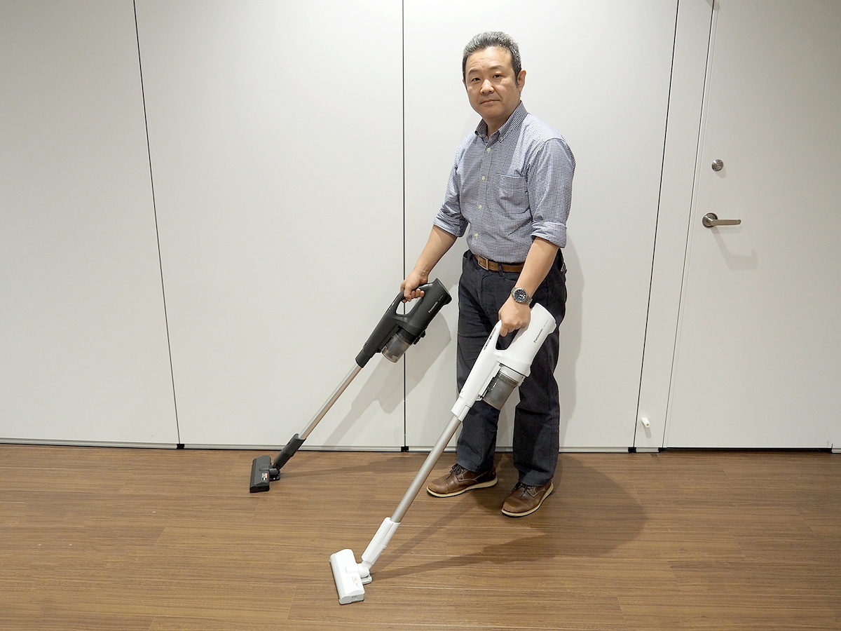パナソニックの新型コードレススティック掃除機を体験 - 軽くても