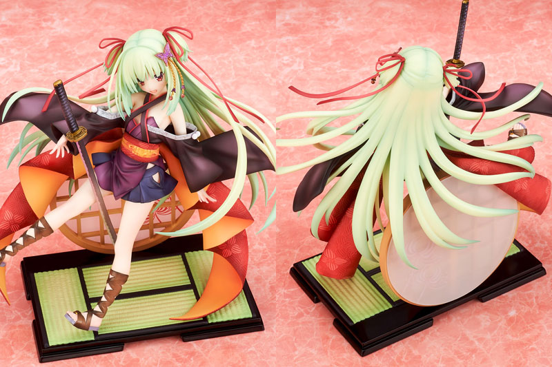 開封済】ムラサメ あみあみ限定版 「千恋*万花」 1/7 ゆずソフト