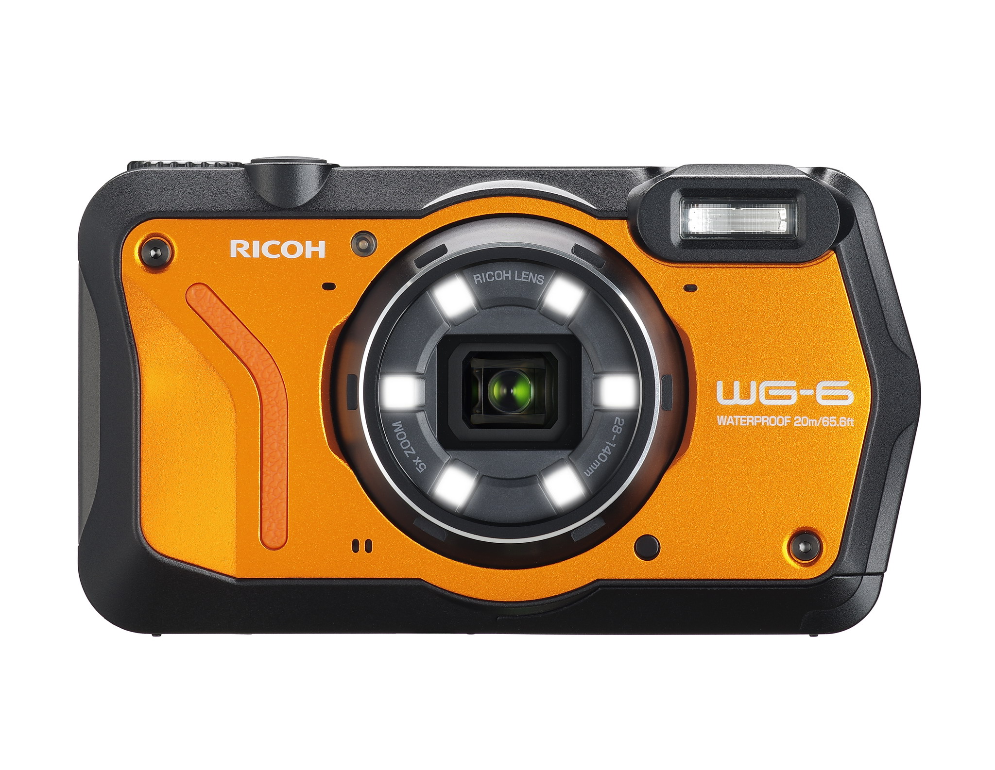 水深20mで水中撮影が可能なコンパクトデジタルカメラ「RICOH WG-6」を