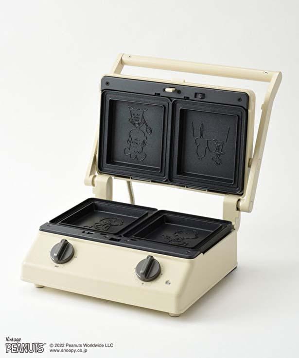 スヌーピーのホットサンドが作れる！BRUNOグリルサンドメーカーを