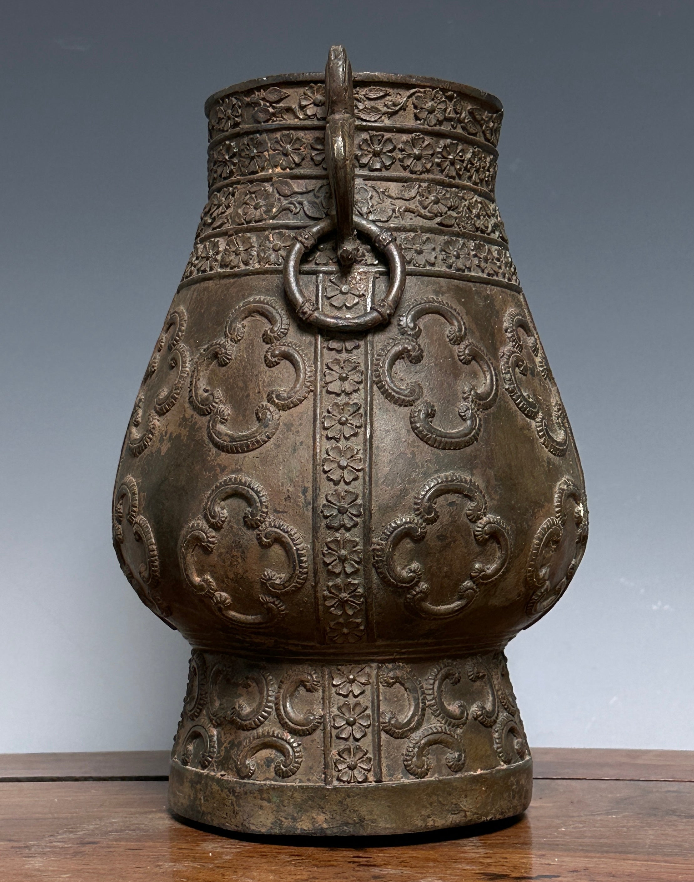 ♢中国 辰砂 銅紅釉 桃花紅瓶 花瓶 古玩 コレクション 骨董品