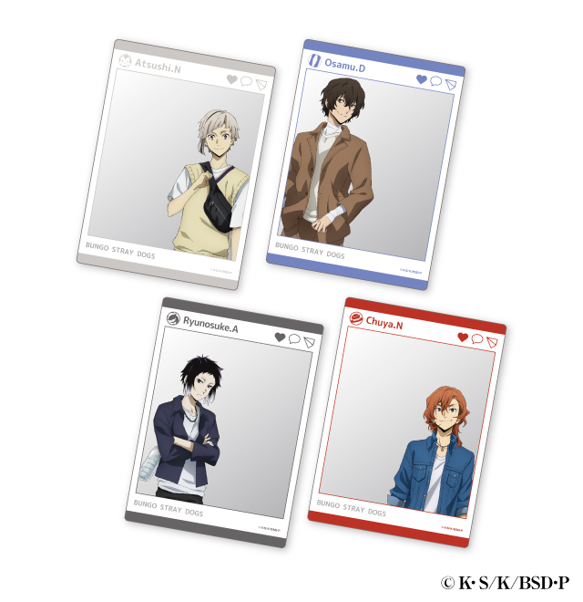 文豪ストレイドッグス文ストドンキクリアカード中原中也