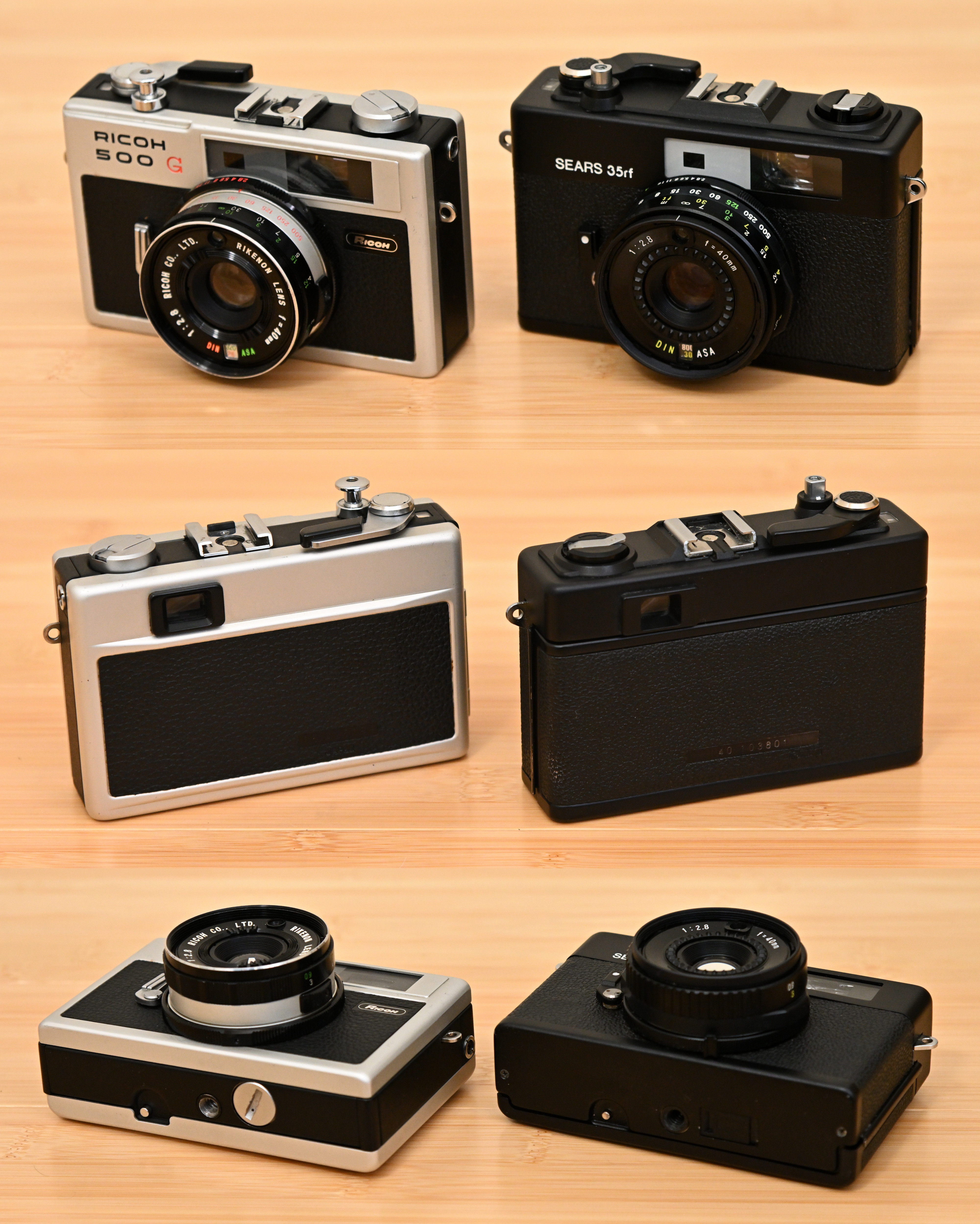 RICOH 500 G フィルムカメラ セット RICOH 500 G フィルムカメラ