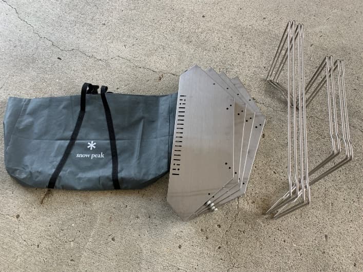 peak ジカロテーブル ギアトートM付き snow peak（スノーピーク
