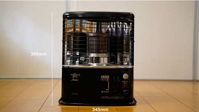 Aladdin AKP-S248 ストーブ 反射式ストーブ ブラック 灯油ストーブ:AKP