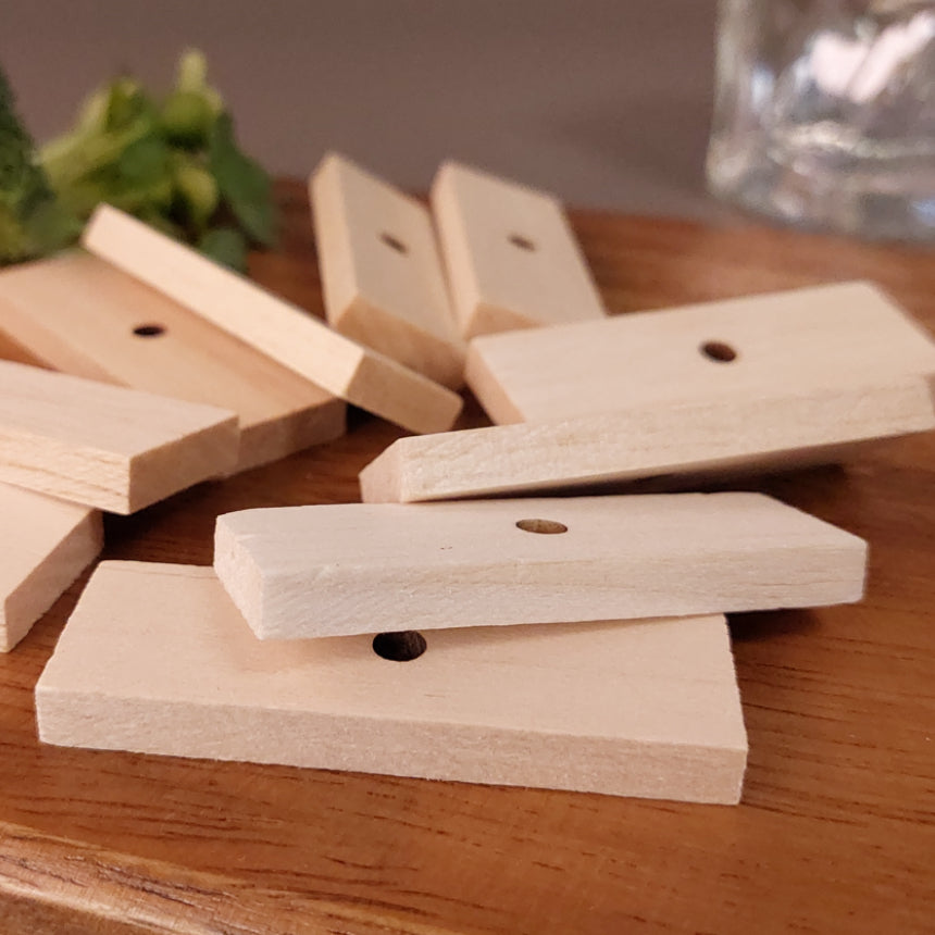 4個】無毒性ソフトインコおもちゃ、かじり木パーツ「カジカジバルサ