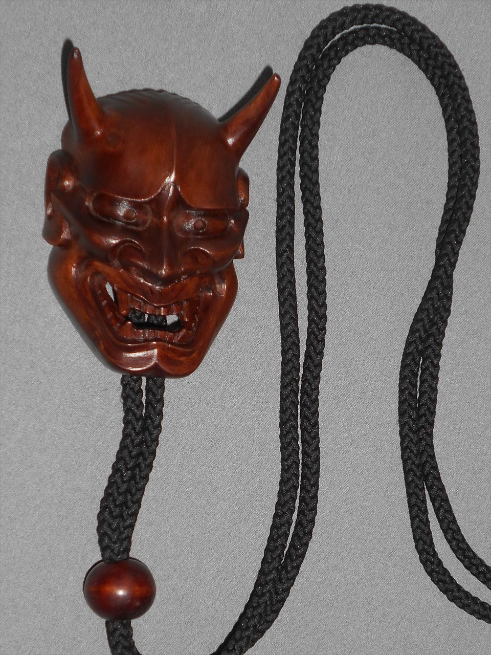 根付 「鬼面） 在銘 N9 根付 「鬼面） 在銘 N9 根付 「鬼面） 在銘 N9