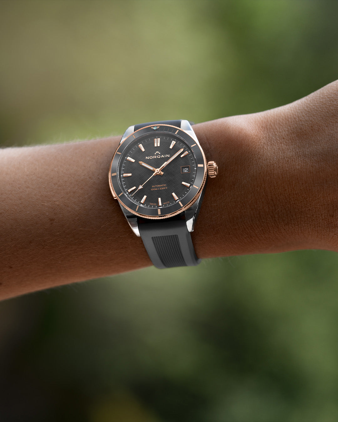 Adventure Sport 37mm S&G Grey | NORQAIN Swiss Made Watches - NORQAIN