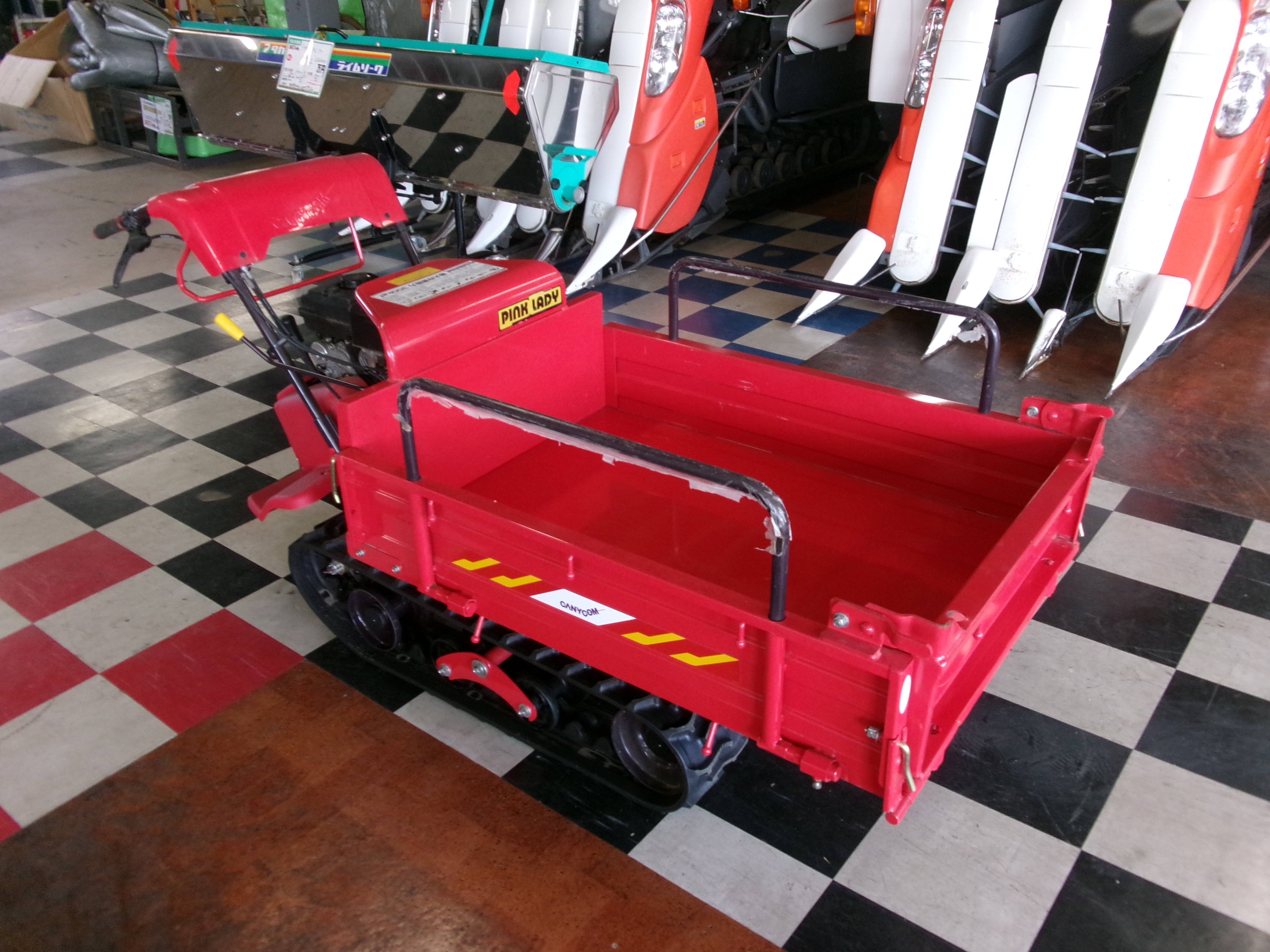 ブリキ 昭和40年代物 S-4001 赤 ハイウェイトランスポート ブリキ 昭和