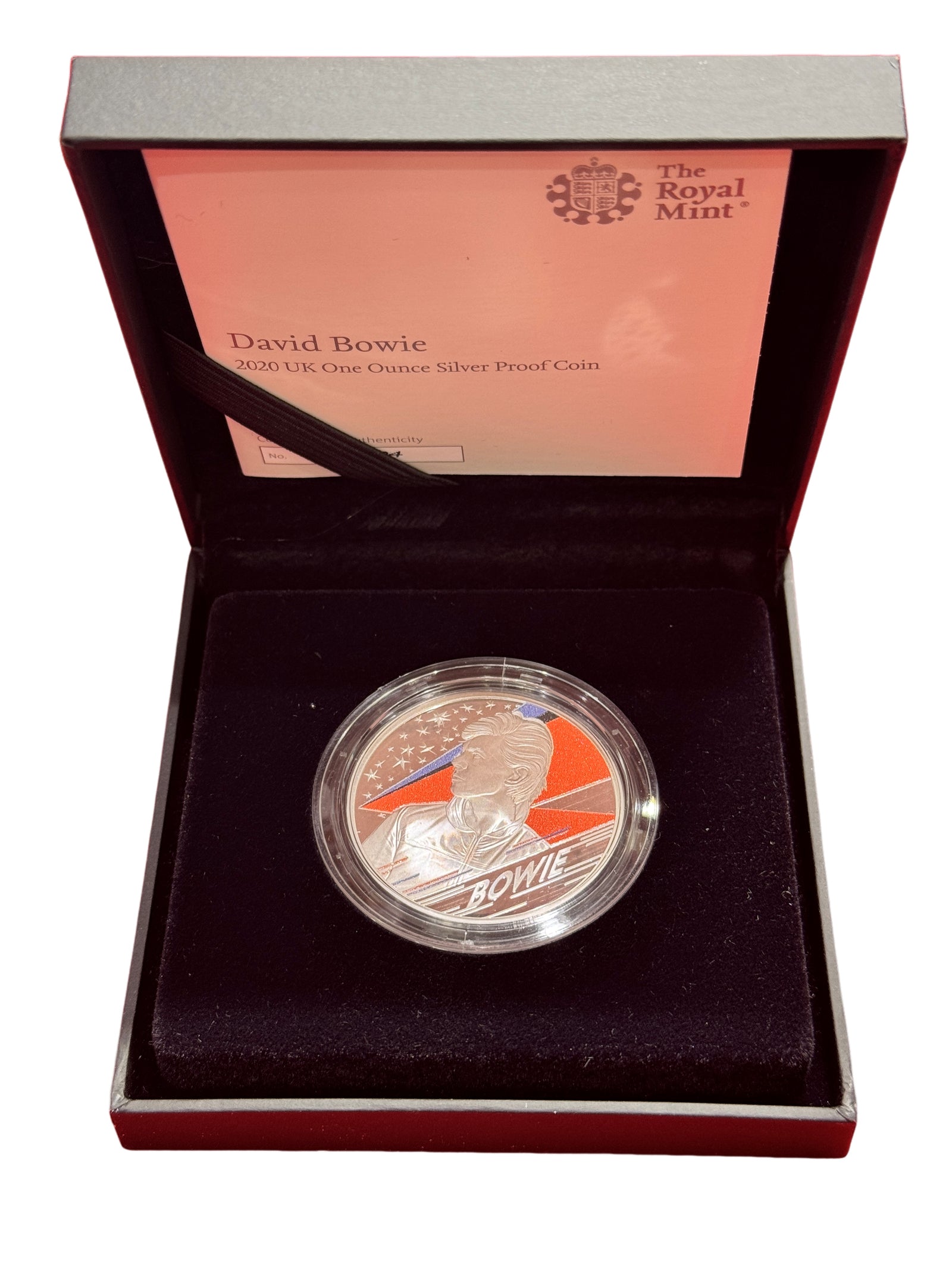 イギリス 2ポンド銀貨 1オンス 2020年 デヴィッド・ボウイ – 野崎コイン