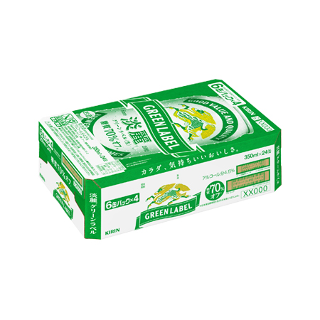 キリン 淡麗グリーンラベル＜生＞ 350ml ケース: 酒類 | 東急ストア