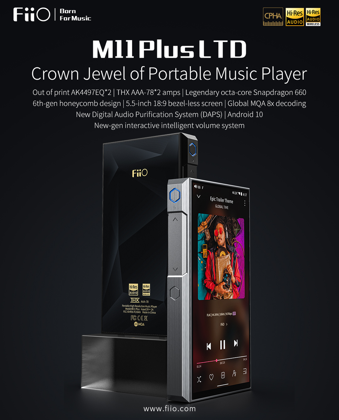 FiiO's Crown Jewel of Portable Music Player M11 Plus LTD Is