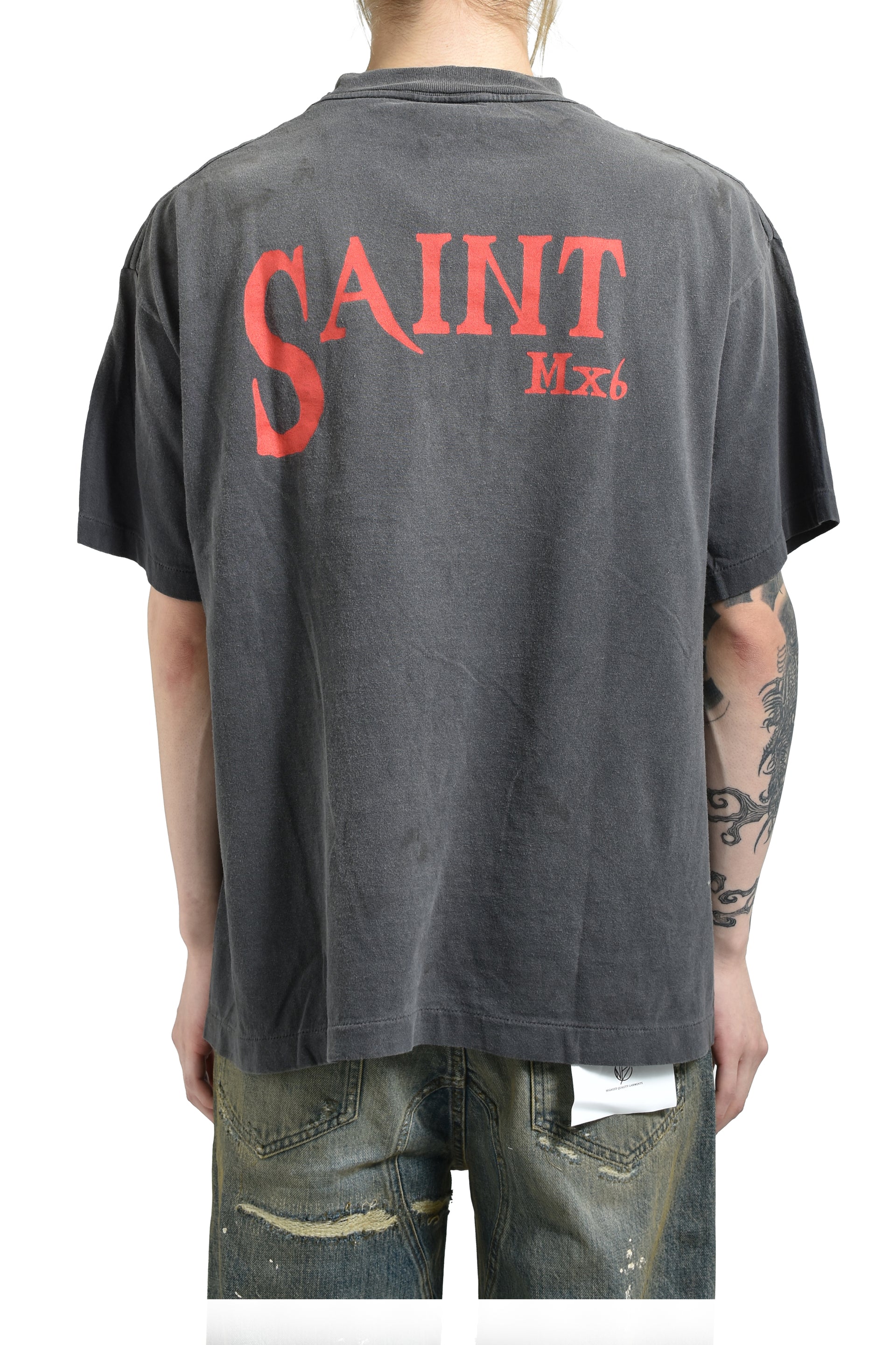 SAINT Mxxxxxx × The Lost Boys SS25 LB_SS TEE /LOSTBOYS / BLK - NUBIAN