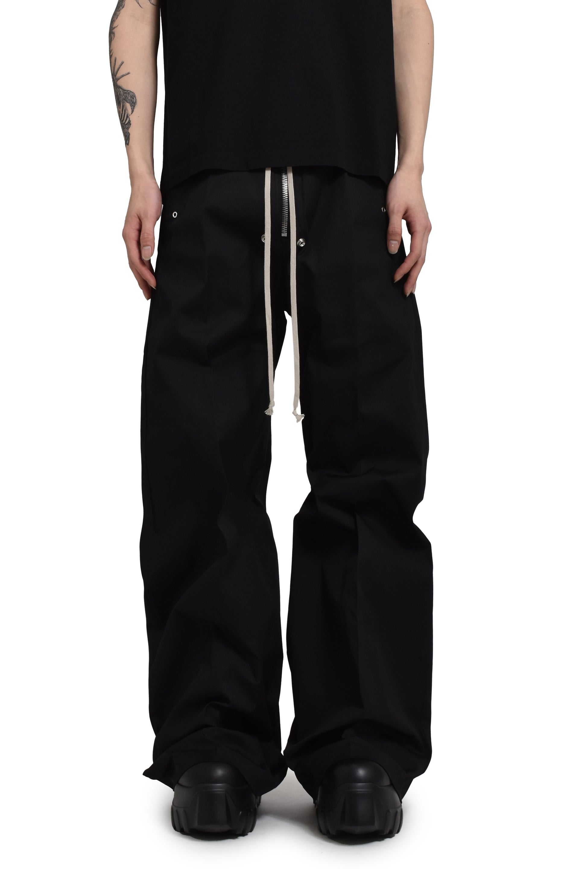 Rick Owens リックオウエンス SS25 WIDE BELA PANTS / BLK - NUBIAN