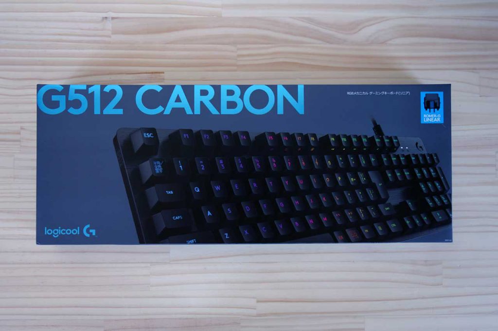 メカニカル ゲーミング キーボード「Logicool G512 カーボン」を買い