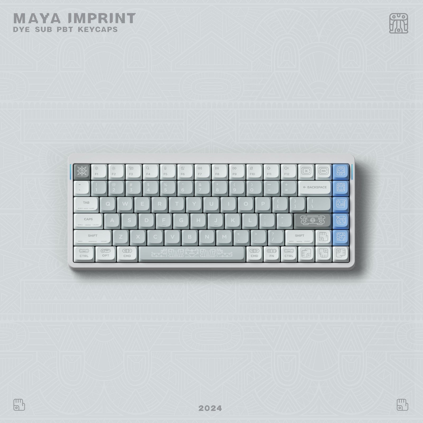 Maya Imprint nSA Dye-sub PBT Keycaps | NUPHY® – NuPhy