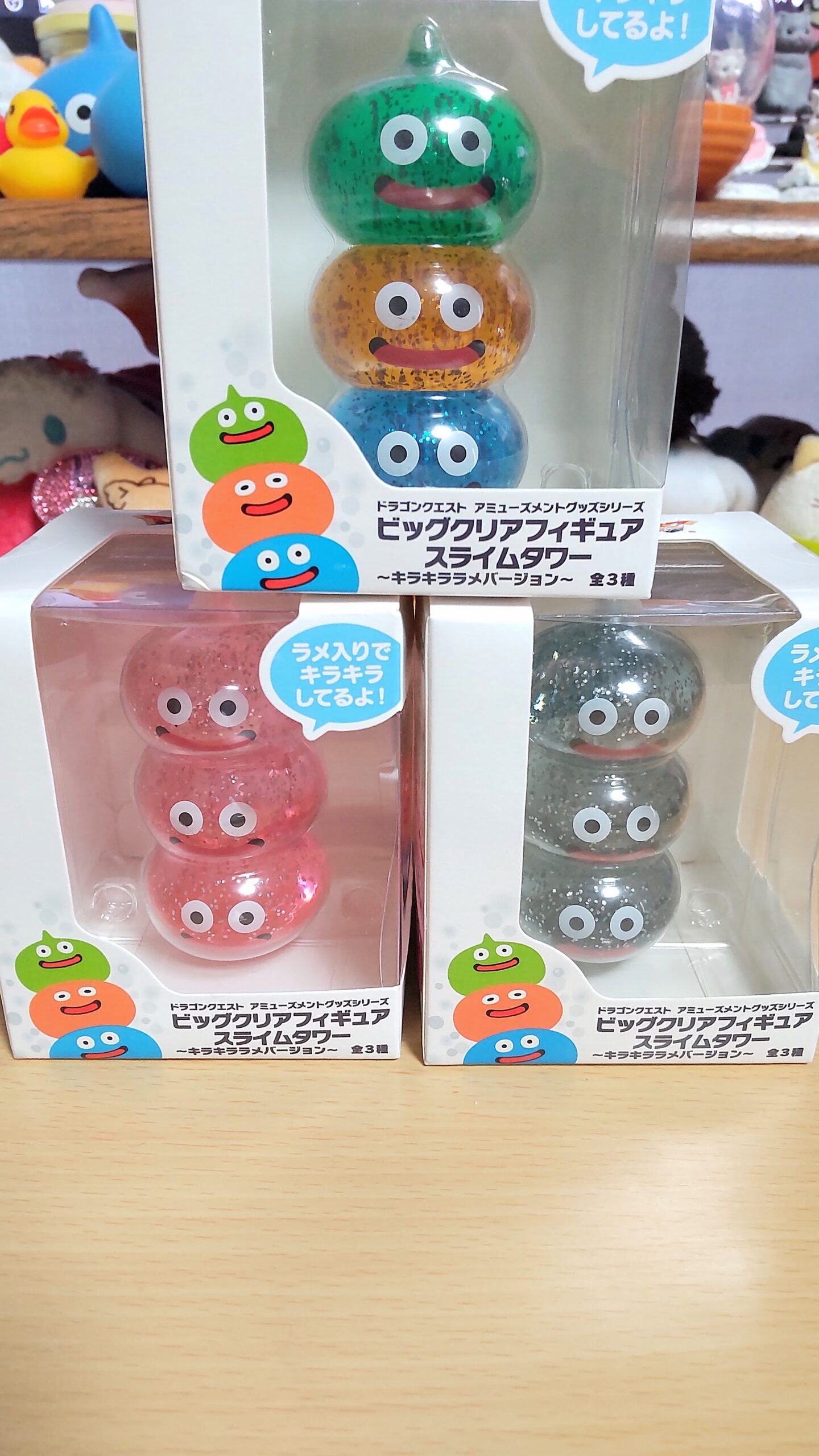 ドラゴンクエスト ビッグクリアフィギュア スライムタワー ～キラキラ