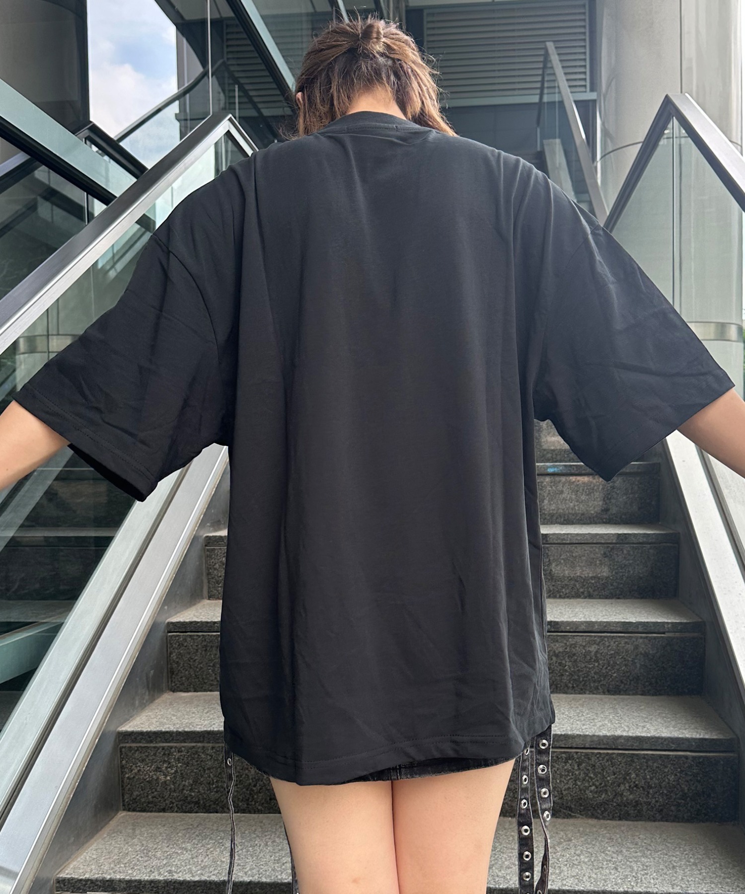 A'GEM/9 × .kom『acestudios/エーススタジオ』ドーベルマン半袖Tシャツ