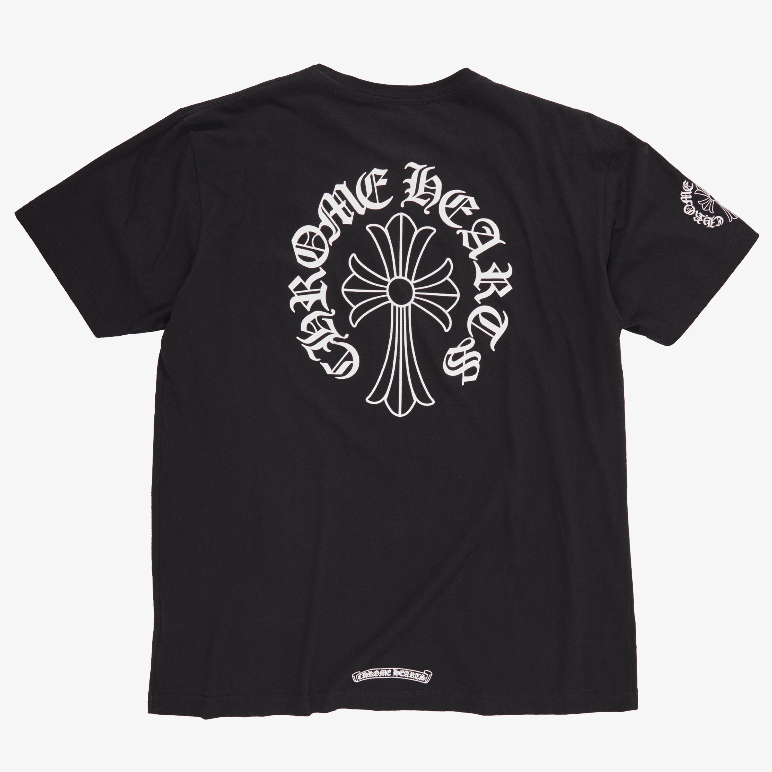 CHROME HEARTS NECK LOGO TEE – OBTAIND