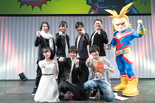 ヒロアカ」相澤消太役の諏訪部順一、黒服に白ストールでAJ登場