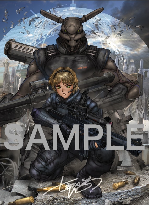 アップルシードXIII」劇場限定版BDに士郎正宗複製原画 - コミックナタリー