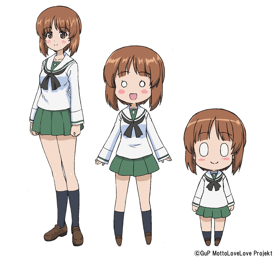 ガールズ&パンツァー 西住みほ ポストカード（渕上舞さんサイン入り