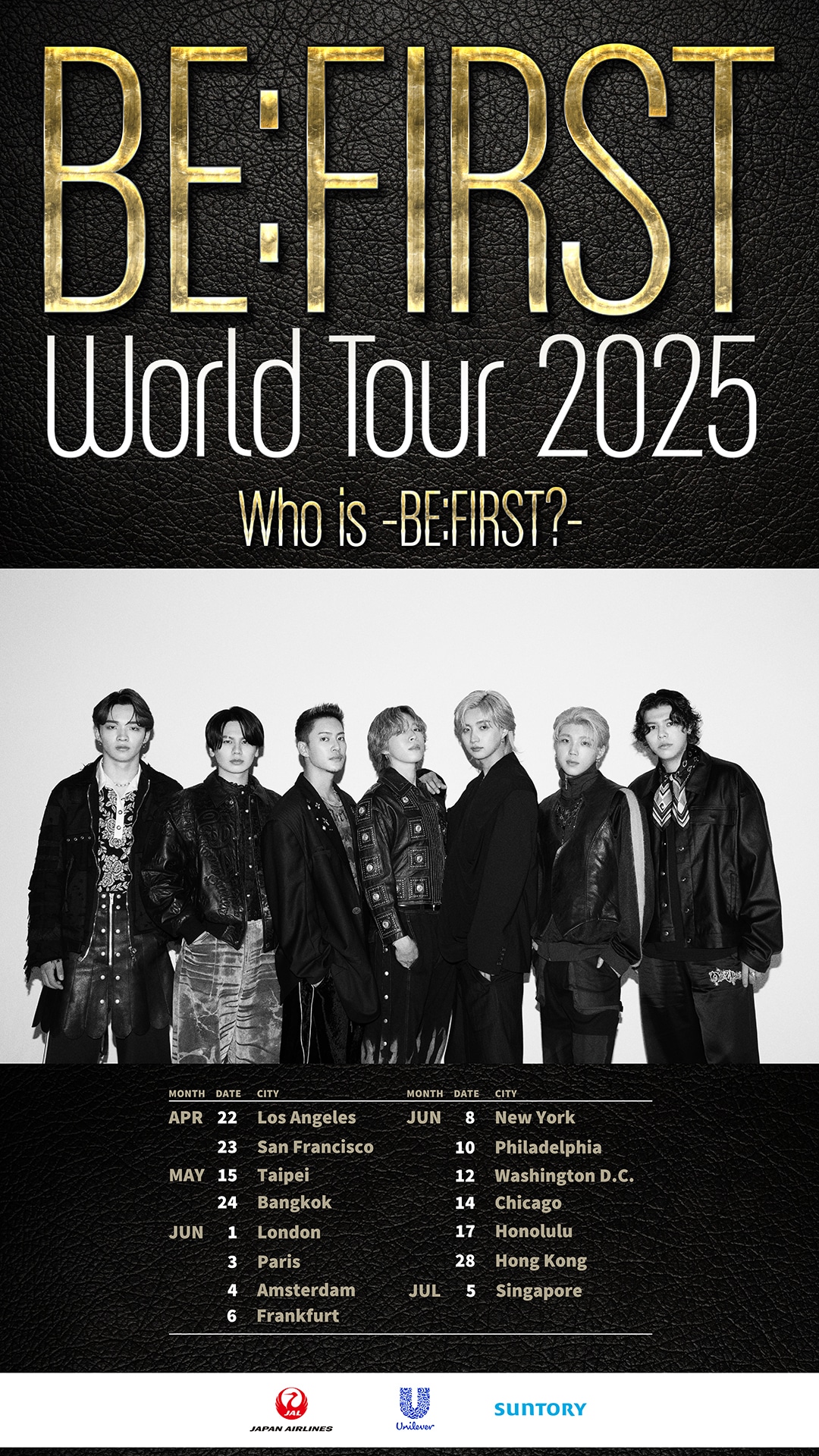BE:FIRST Reveals Dates for First World Tour – NanteJapan