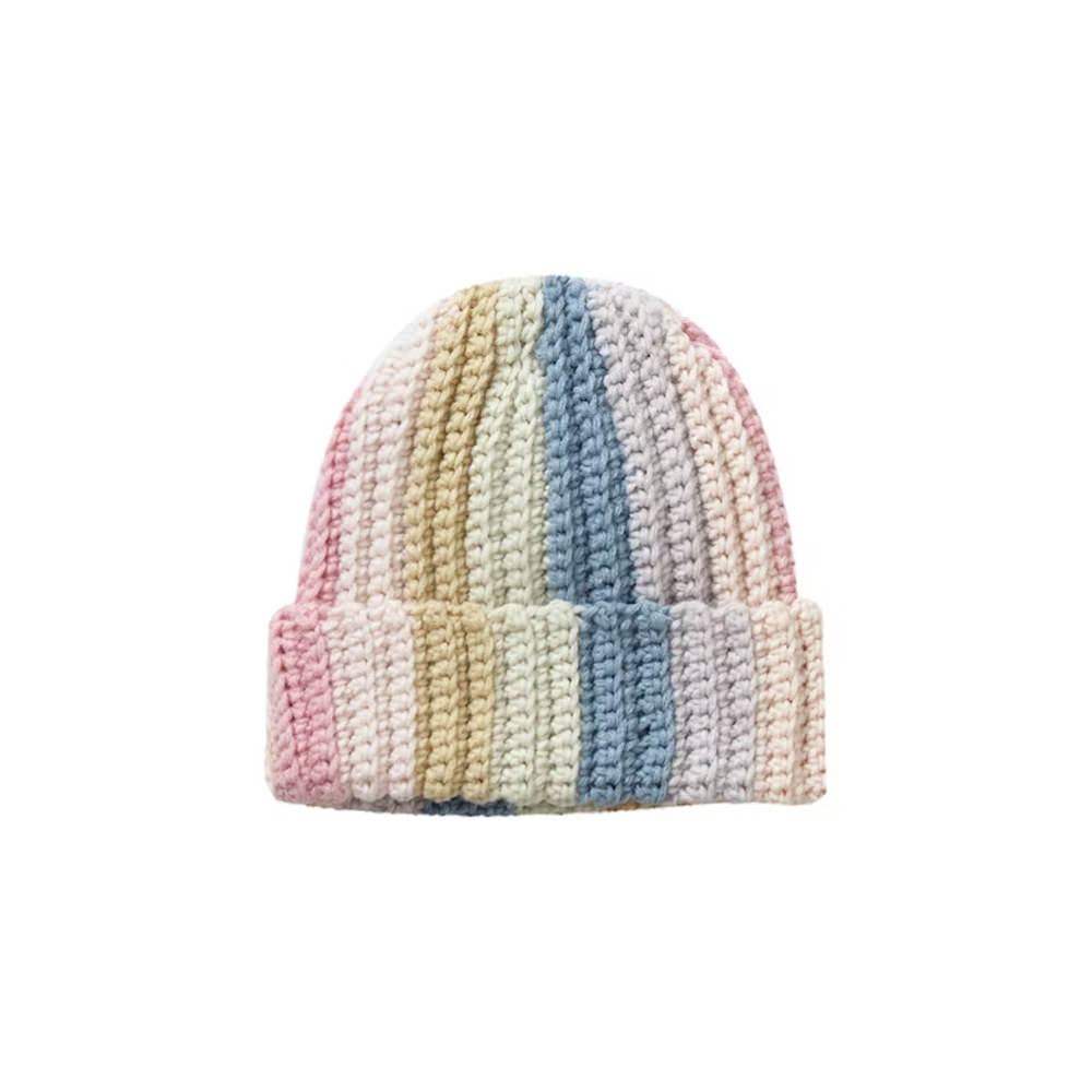 Supreme Gradient Crochet Beanie PinkSupreme Gradient Crochet