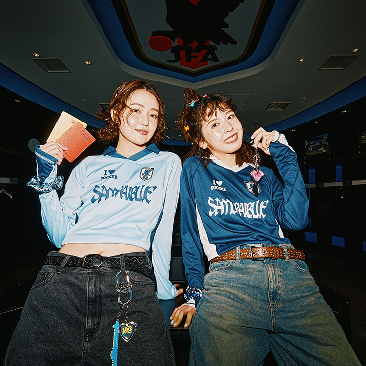 ミラーキーホルダー(SAMURAI BLUE) INNOCENT LINE | JFA STORE | 日本