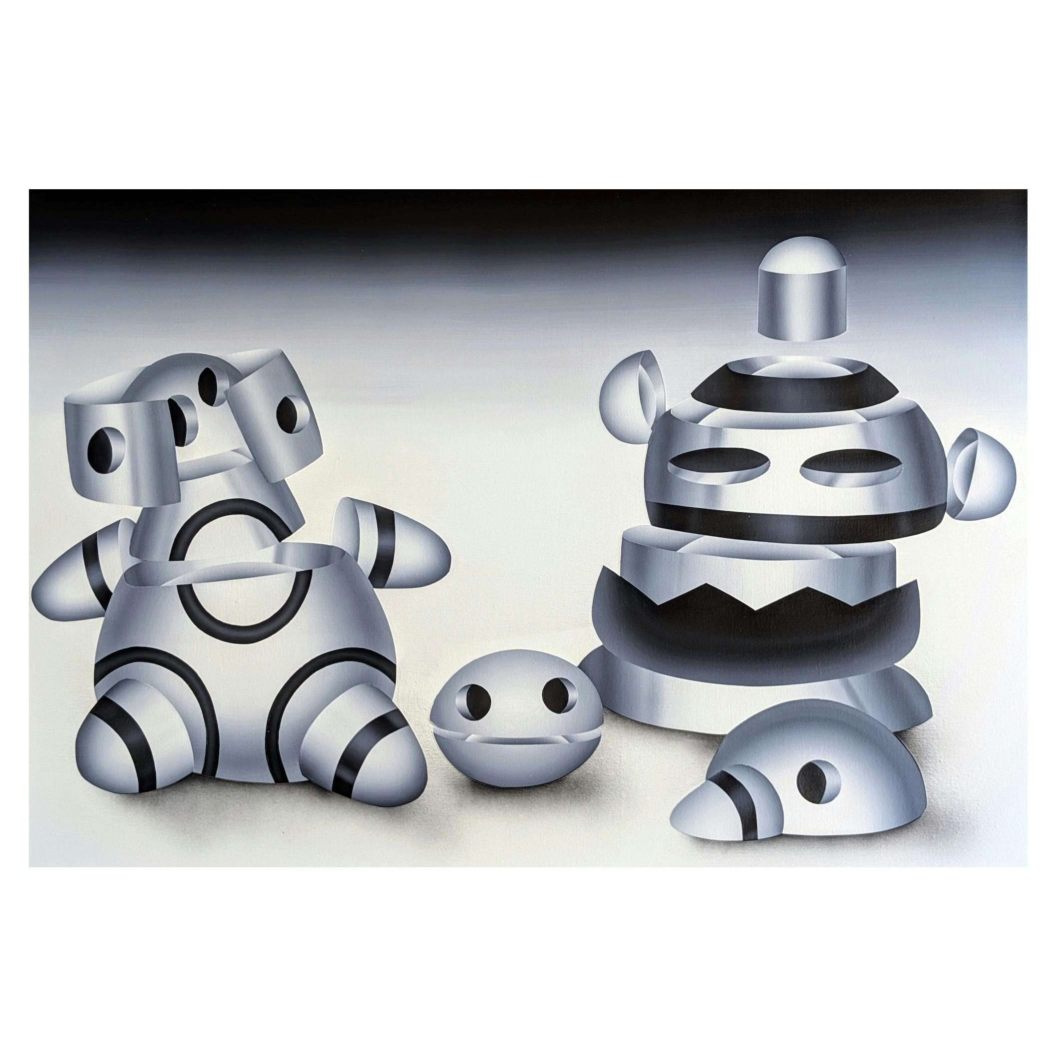 ジョフレジョ Geoffrey Bouillot アクリルキャンバス作品 ジョフレジョ