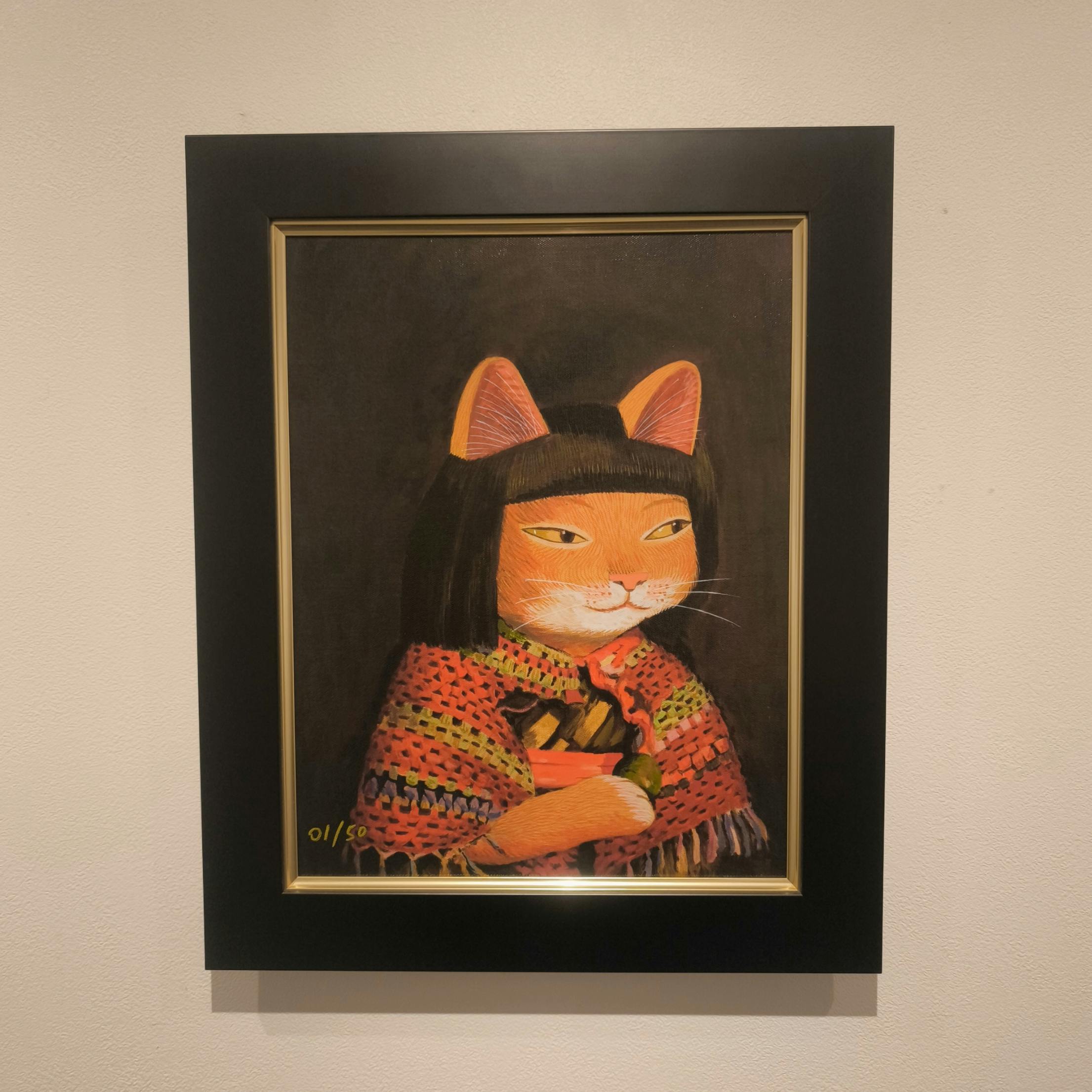 麗ね子像 / 猫田 劉生 作：シュー・ヤマモト | OIL - 現代アート・絵画