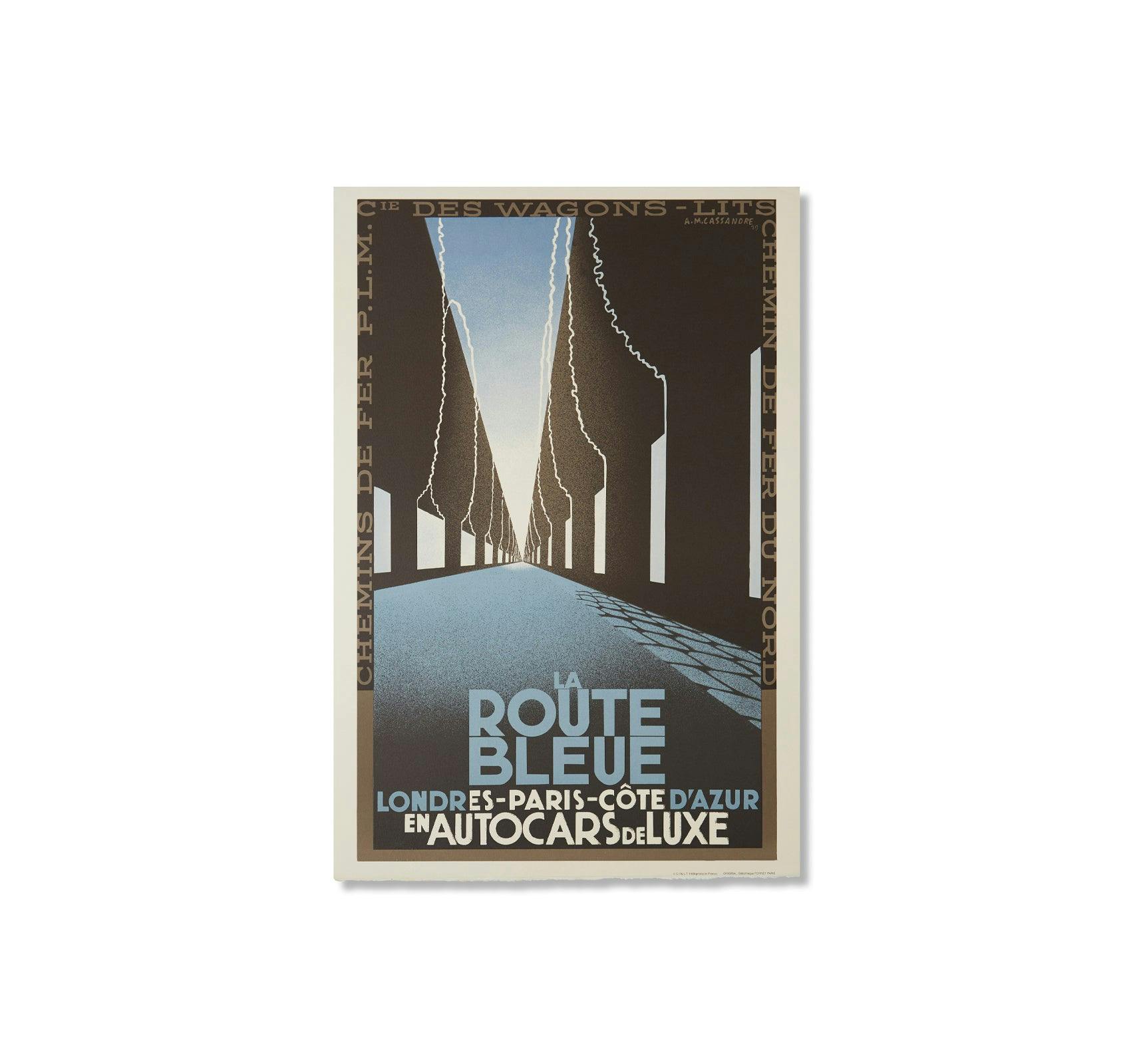 WAGONS-LITZ 'ROUTE BLEUE' POSTER [REPRODUCED EDITION]：アドルフ