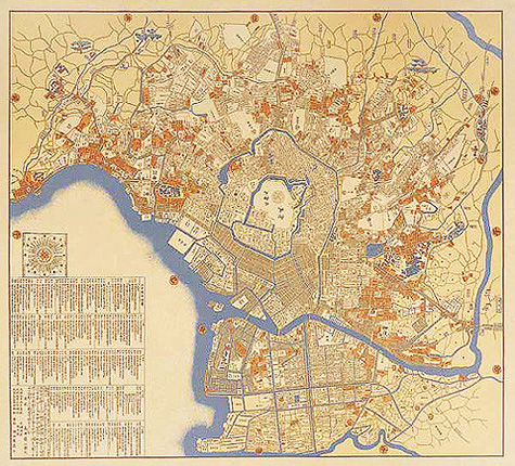 復刻版 御江戸大絵図 詳細見本 - こちずライブラリ
