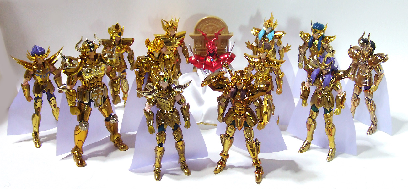 聖闘士星矢 セイントクロス ゴールドセイント 当時物 12体勢揃い