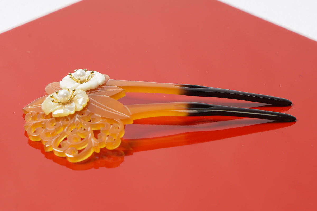 簪かんざし菖蒲花簪日本製舞台