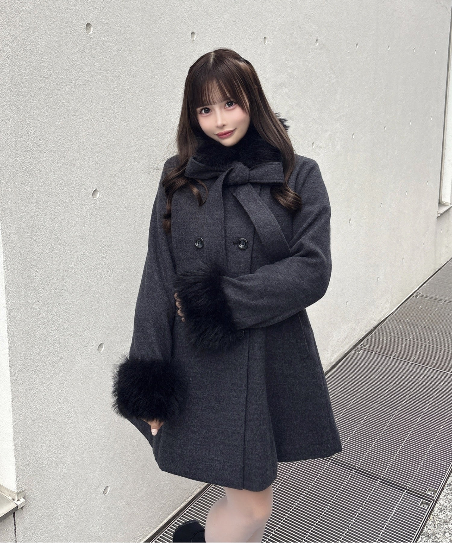 今晩限り値下げ☆ボンポワン ウールコート ボンポワン オンライン