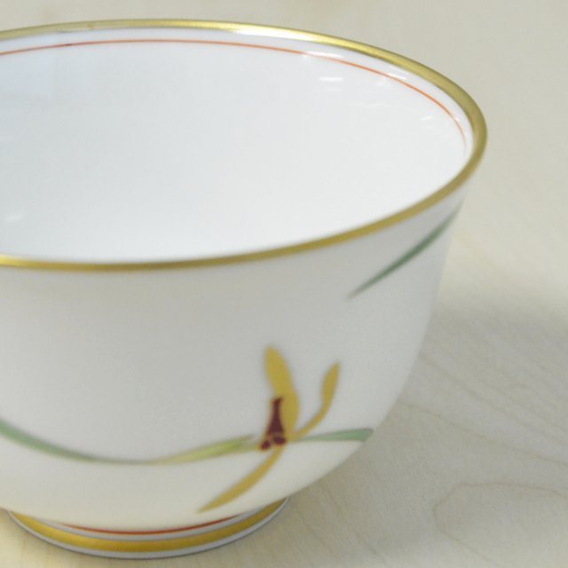 グリーン金蘭）湯のみ5客セット|有田焼の老舗-香蘭社オンラインショップ