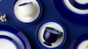 ルリ胡蝶蘭）有田焼 陶額・陶画|有田焼の老舗-香蘭社オンラインショップ