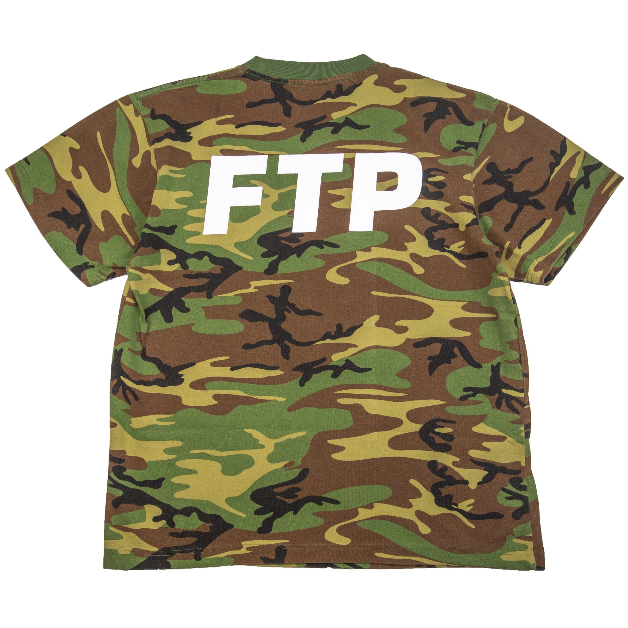 FTP Woodland Camo Logo Tee – On The Arm