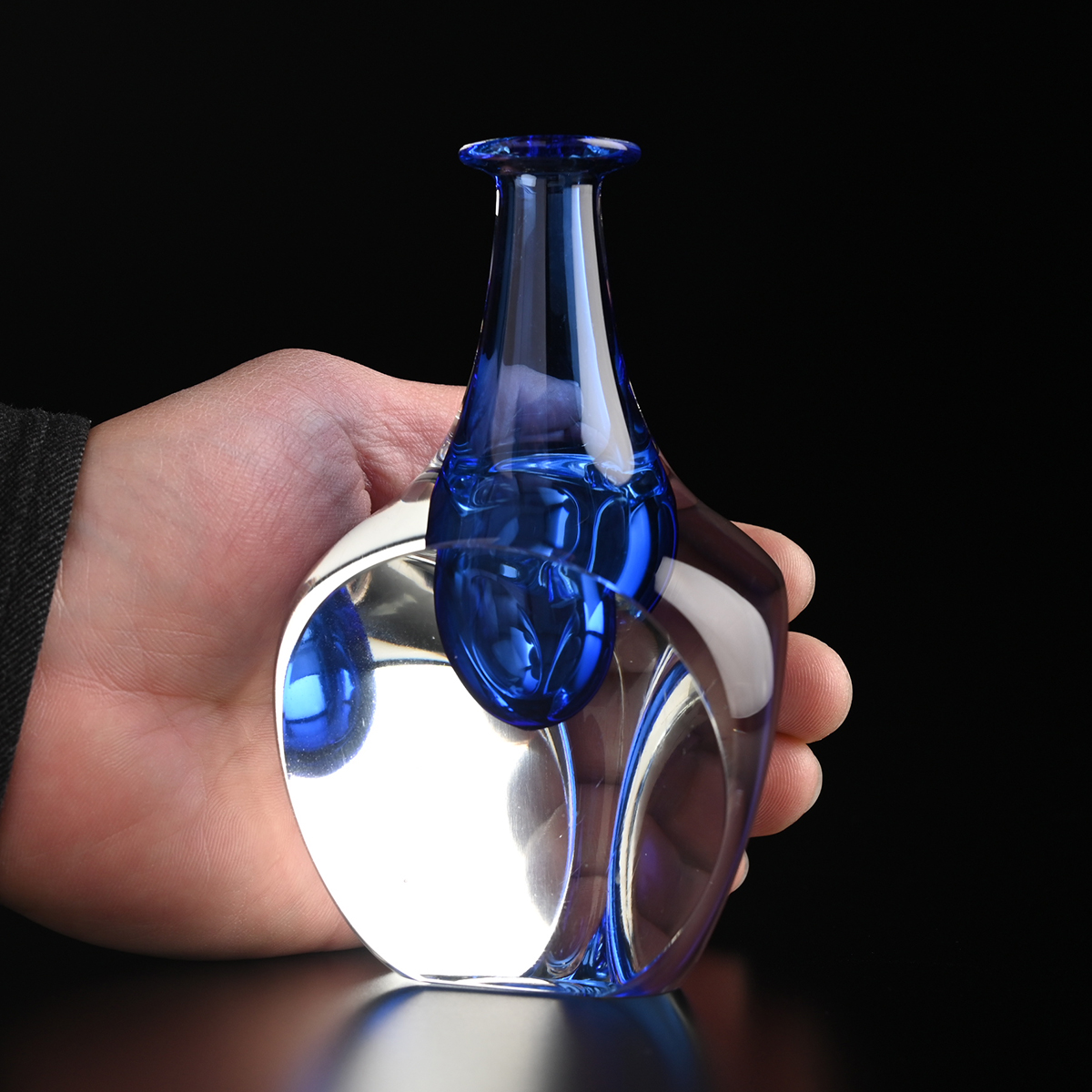 岩田久利作ガラス一輪挿し花瓶『三ツ面』 - ORIGEN ONLINE SHOP