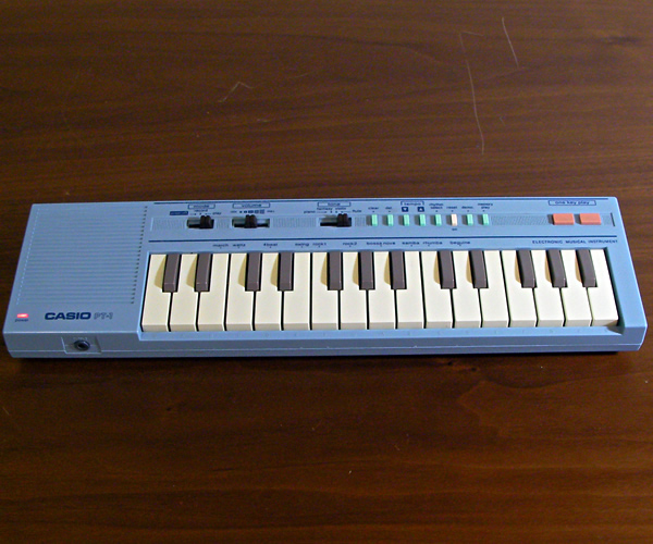Casio PT-1☆ミニシンセサイザー☆ブルー☆超レアカラー☆ Vintage