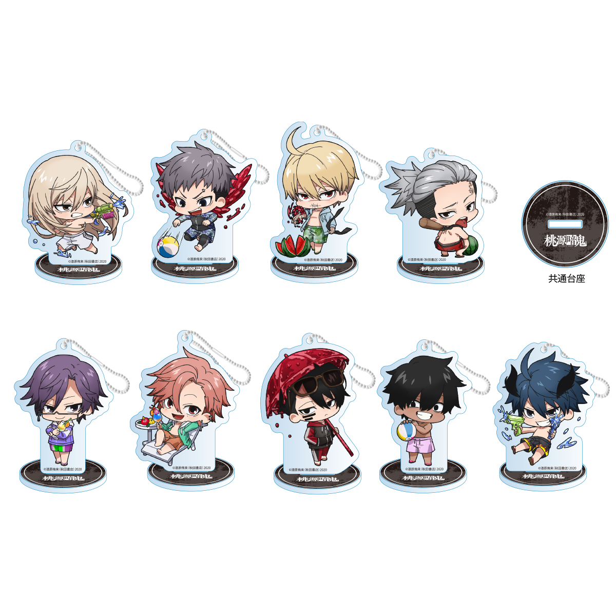 桃源暗鬼 応募者全員サービス アクリル パズル キューブ 14点矢颪碇